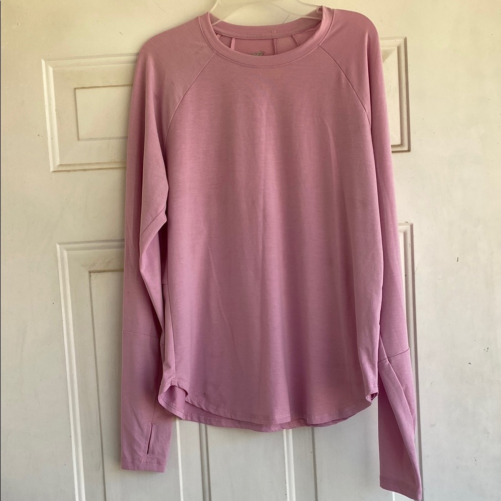 Women's Pink Long Sleeve Top